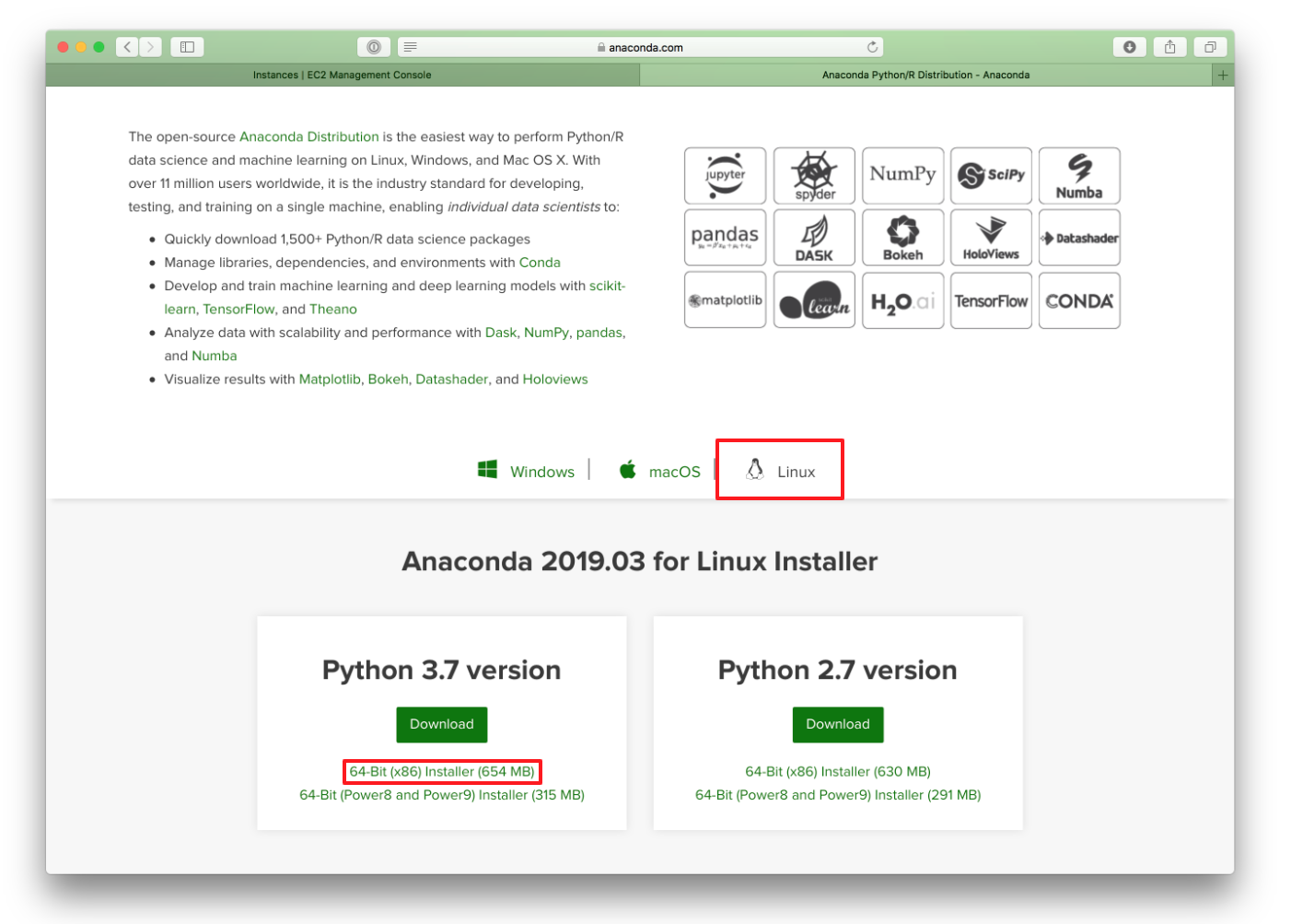 How to download Anocanda