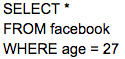 query that will fail due to missing quotation marks around 27